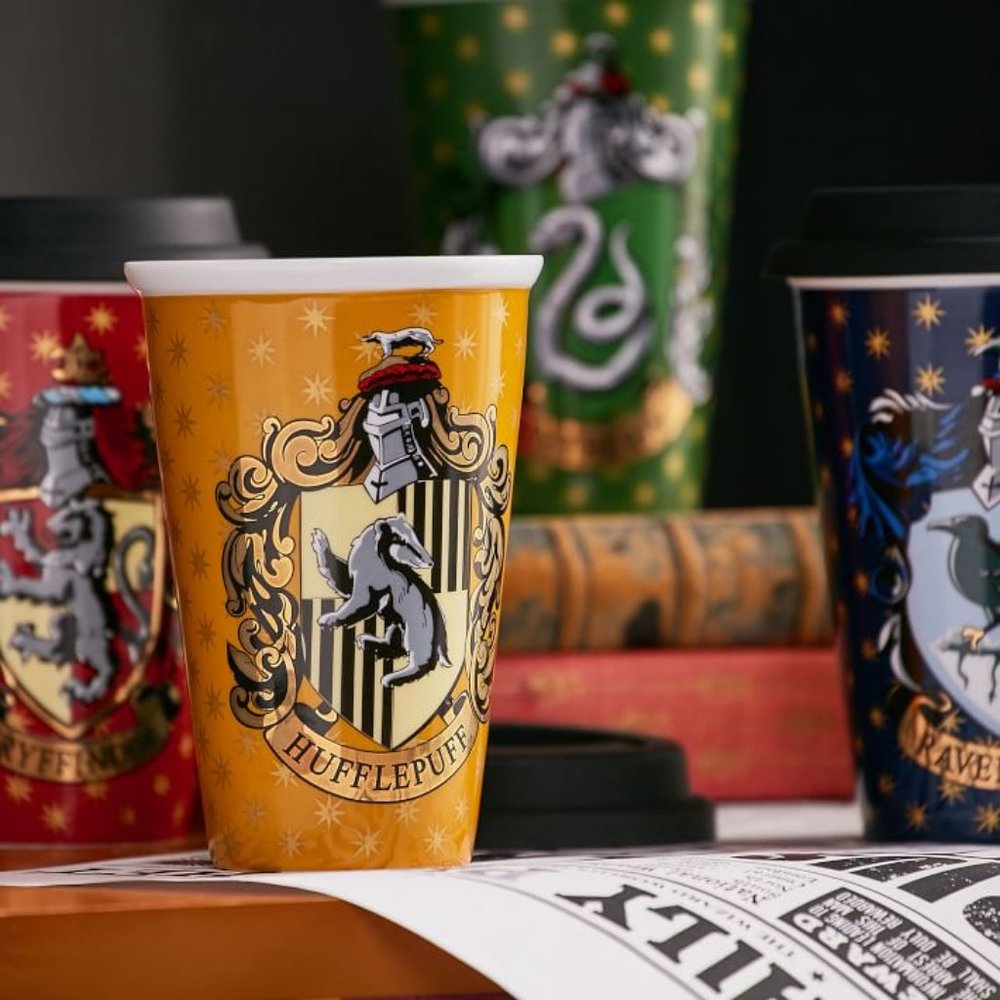 Pottery Barn Harry Potter Hufflepuff Tumbler NEW